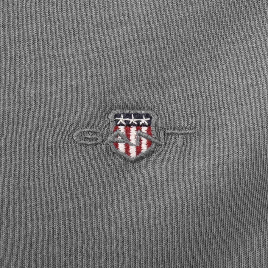 Image number 3 for Gant Shield T Shirt Grey