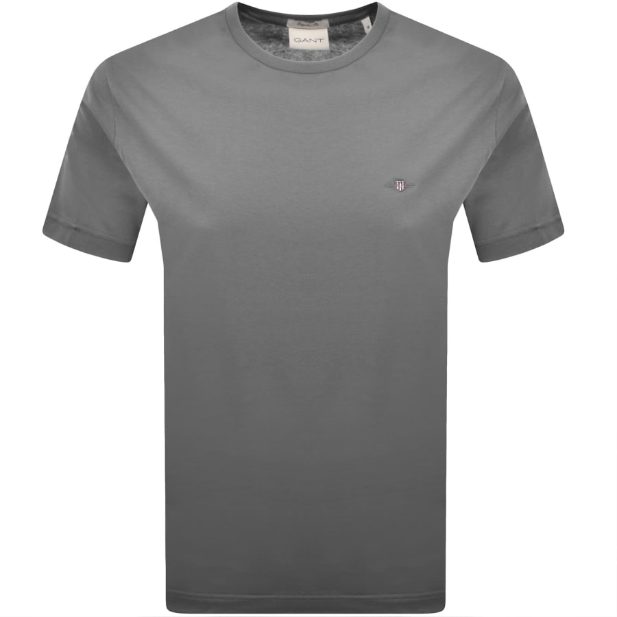 Image number 1 for Gant Shield T Shirt Grey