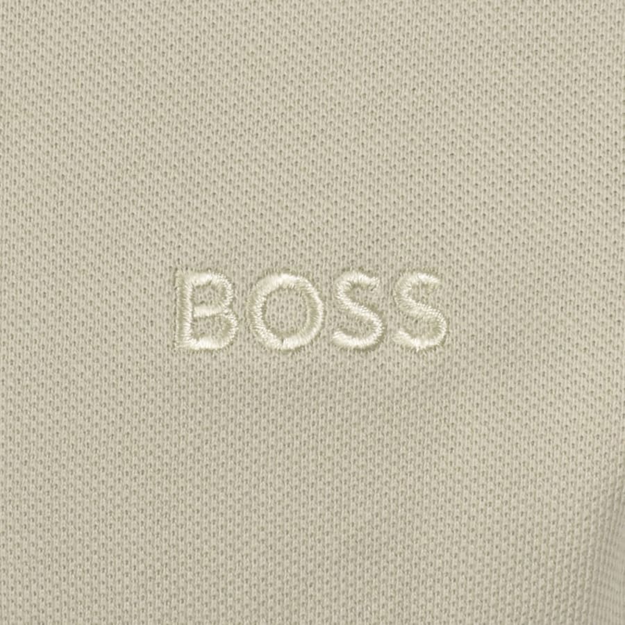 Image number 3 for BOSS Plisy Long Sleeve Polo T Shirt Beige