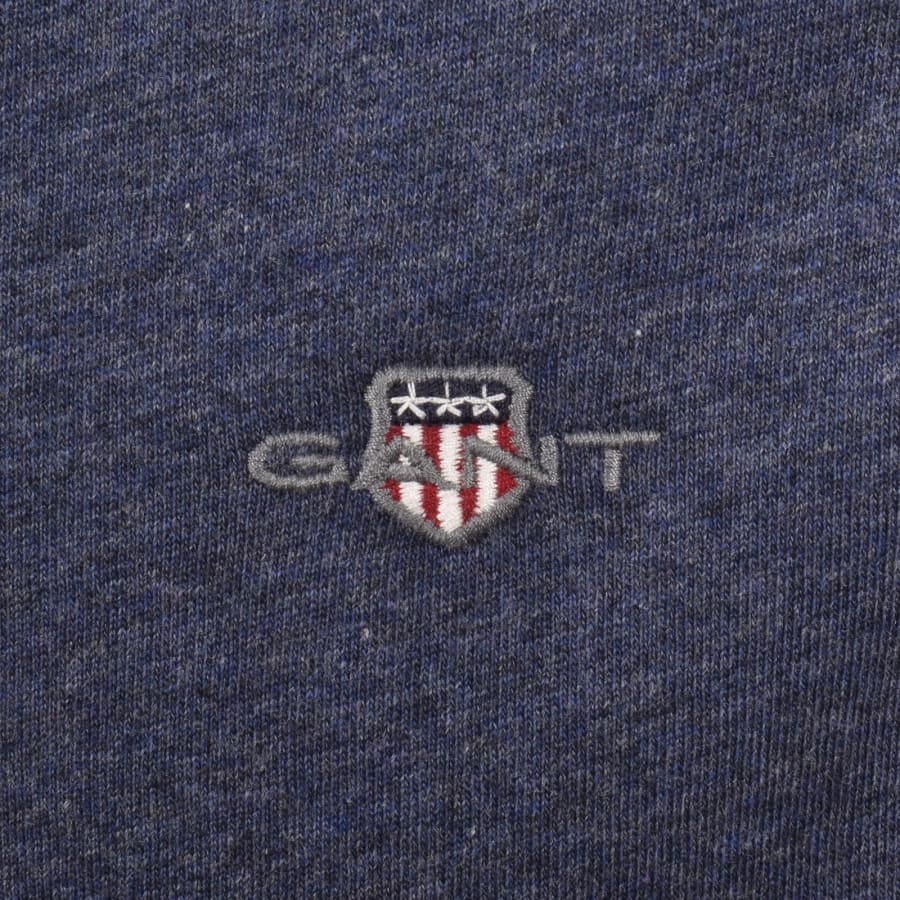 Image number 3 for Gant Original Regular Shield T Shirt Blue