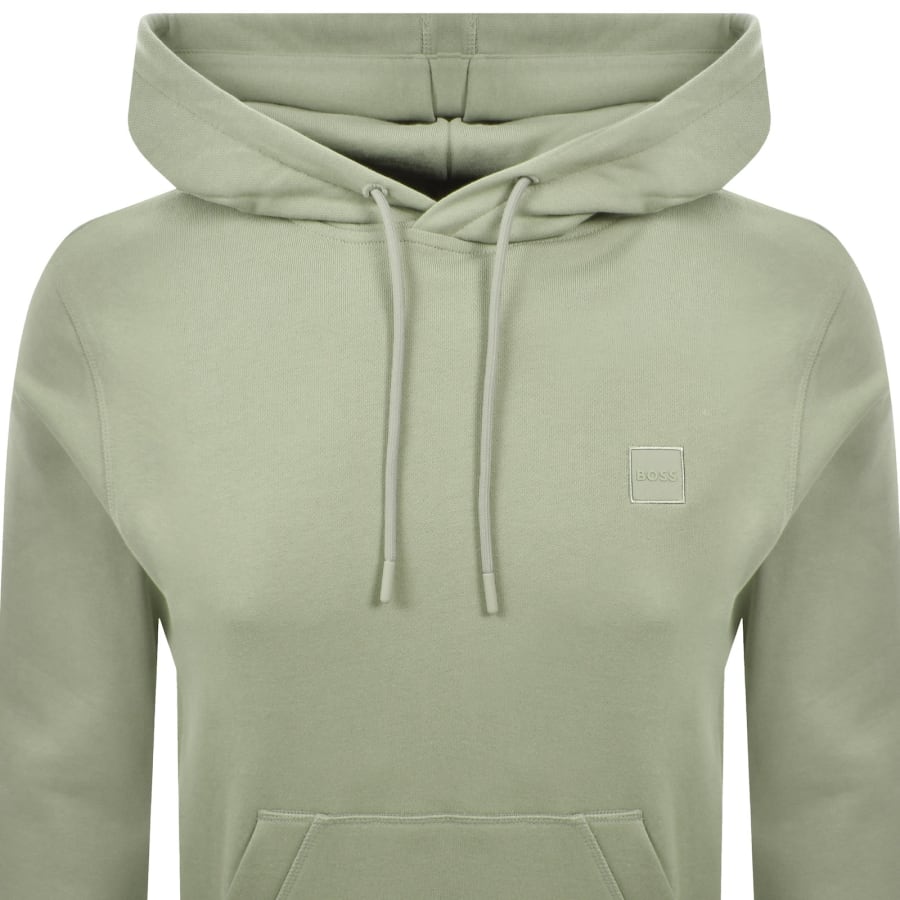 Image number 2 for BOSS Wetalk Pullover Hoodie Green