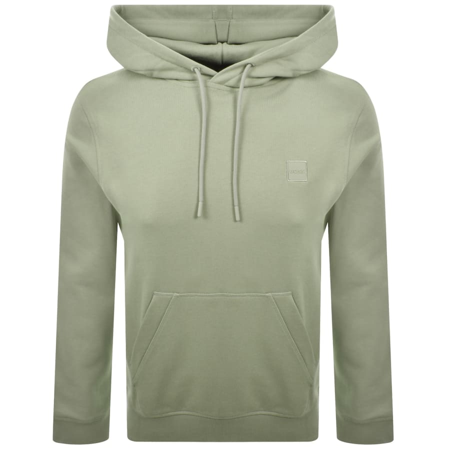 Image number 1 for BOSS Wetalk Pullover Hoodie Green