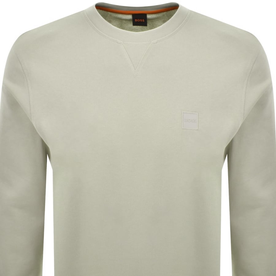 Image number 2 for BOSS Westart Sweatshirt Light Beige