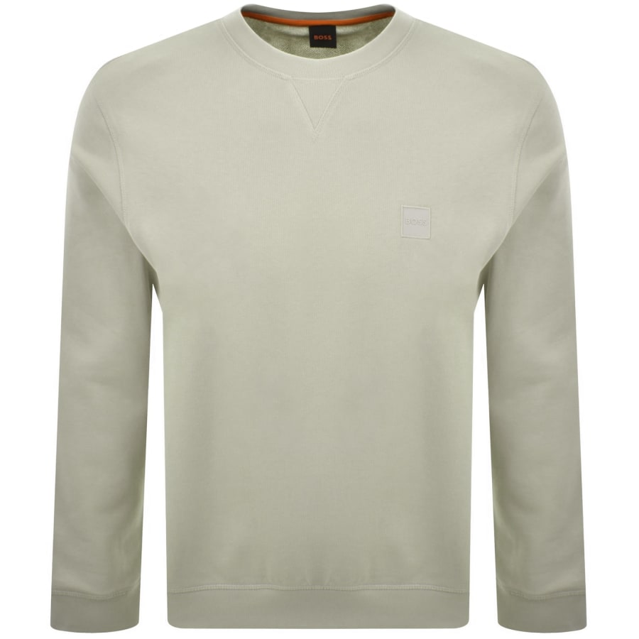 Image number 1 for BOSS Westart Sweatshirt Light Beige