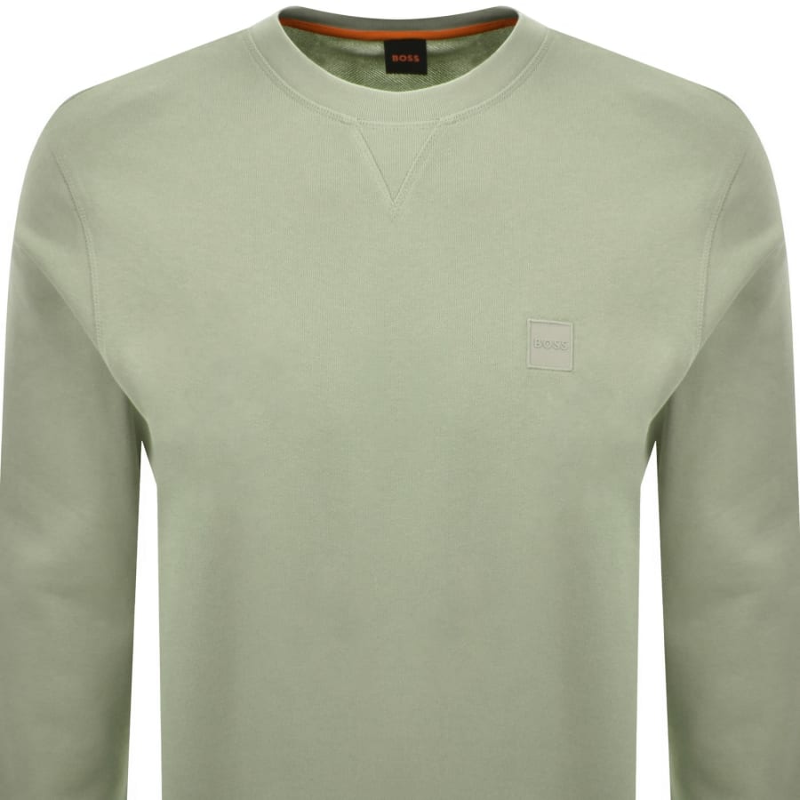 Image number 2 for BOSS Westart Sweatshirt Green