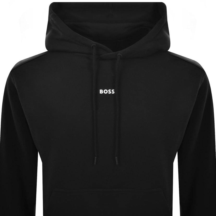 Image number 2 for BOSS Wetalk Pullover Hoodie Black