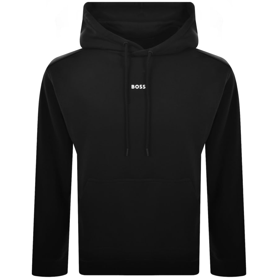 Image number 1 for BOSS Wetalk Pullover Hoodie Black