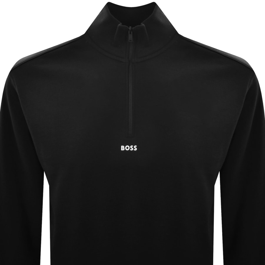 Image number 2 for BOSS Zesmall Zip Sweatshirt Black