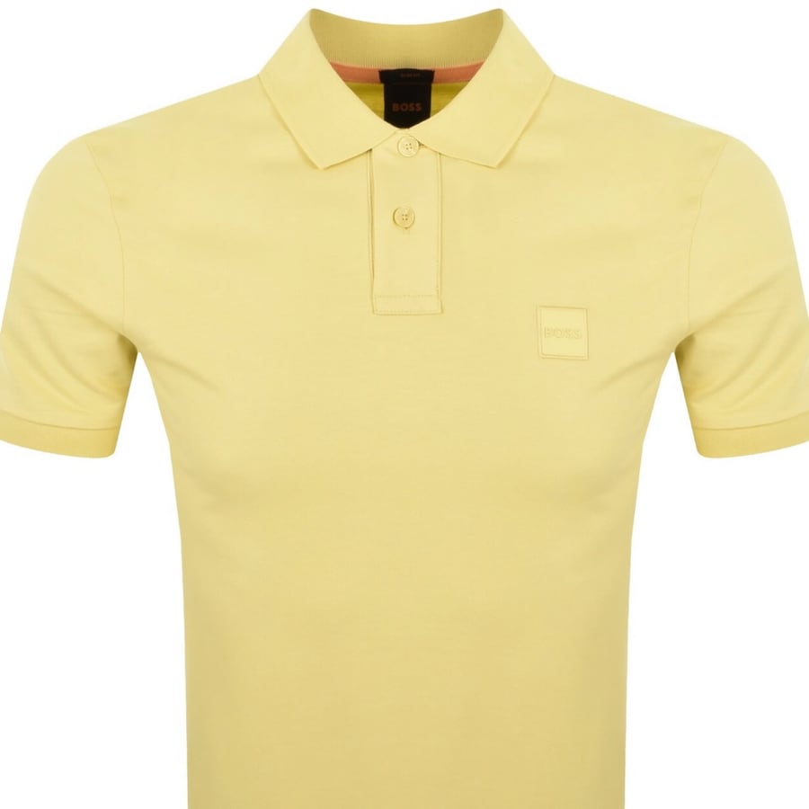 Image number 2 for BOSS Passenger Polo T Shirt Yellow