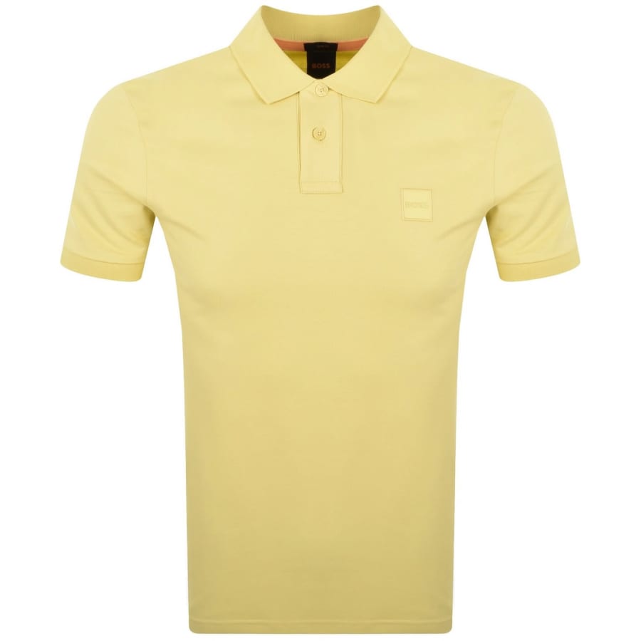 Image number 1 for BOSS Passenger Polo T Shirt Yellow
