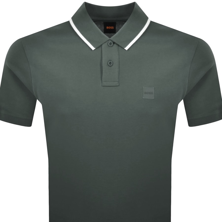 Image number 2 for BOSS Passerford Polo T Shirt Green