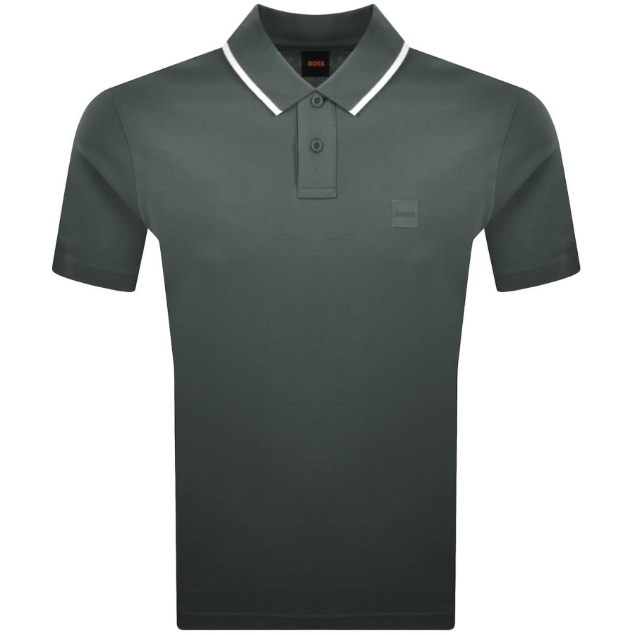 Image number 1 for BOSS Passerford Polo T Shirt Green