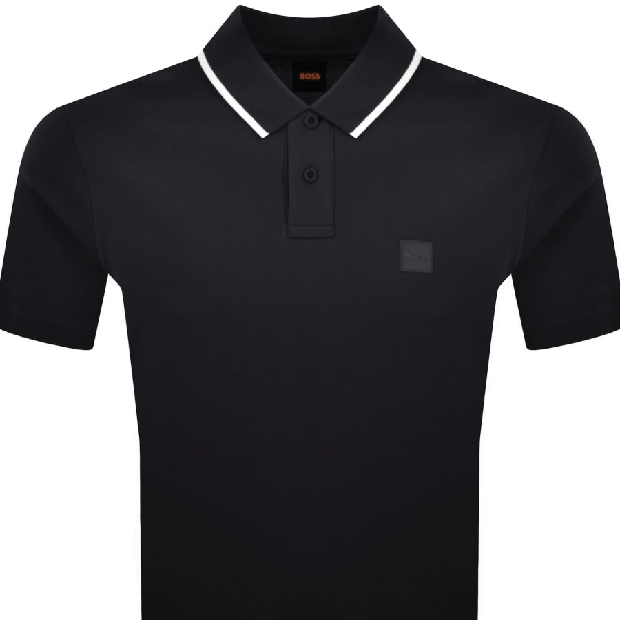 Image number 2 for BOSS Passerford Polo T Shirt Dark Blue