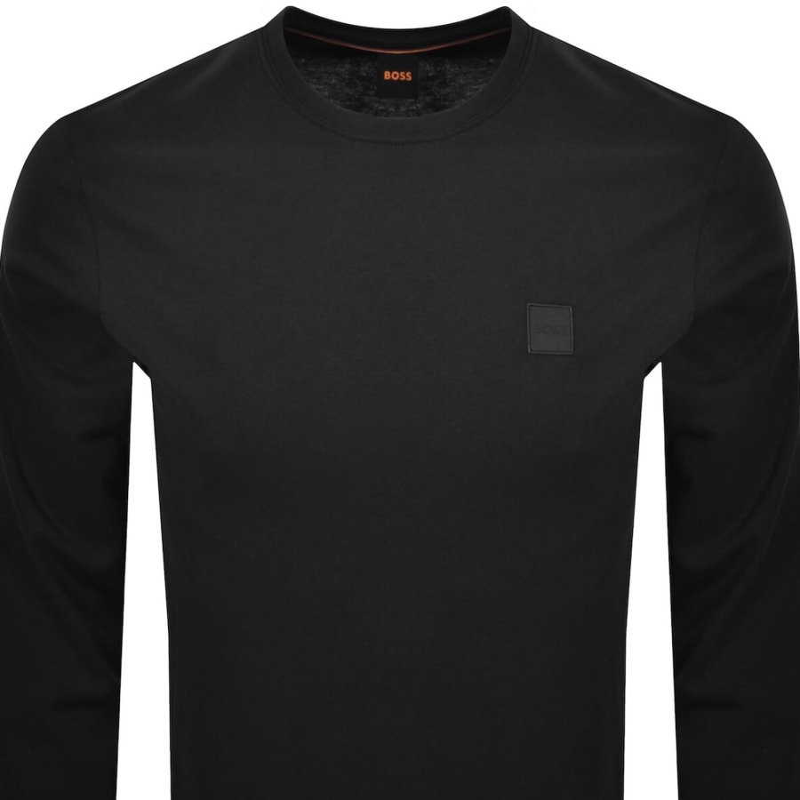 Image number 2 for BOSS Tacks Long Sleeve T Shirt Black