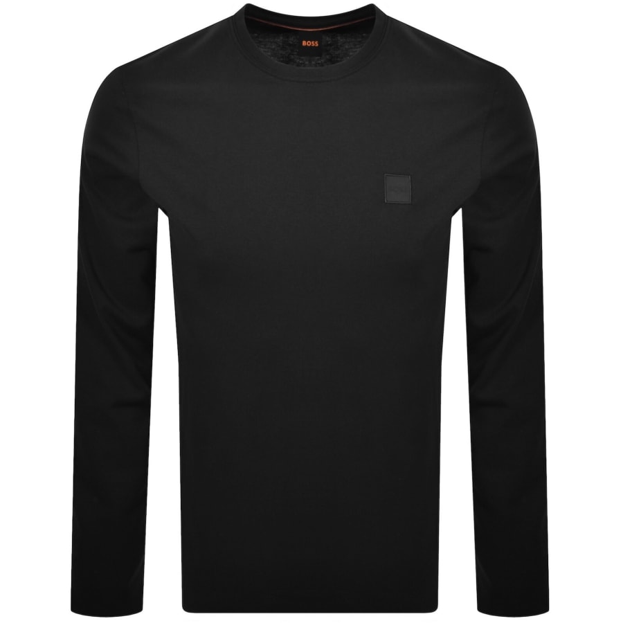 Image number 1 for BOSS Tacks Long Sleeve T Shirt Black
