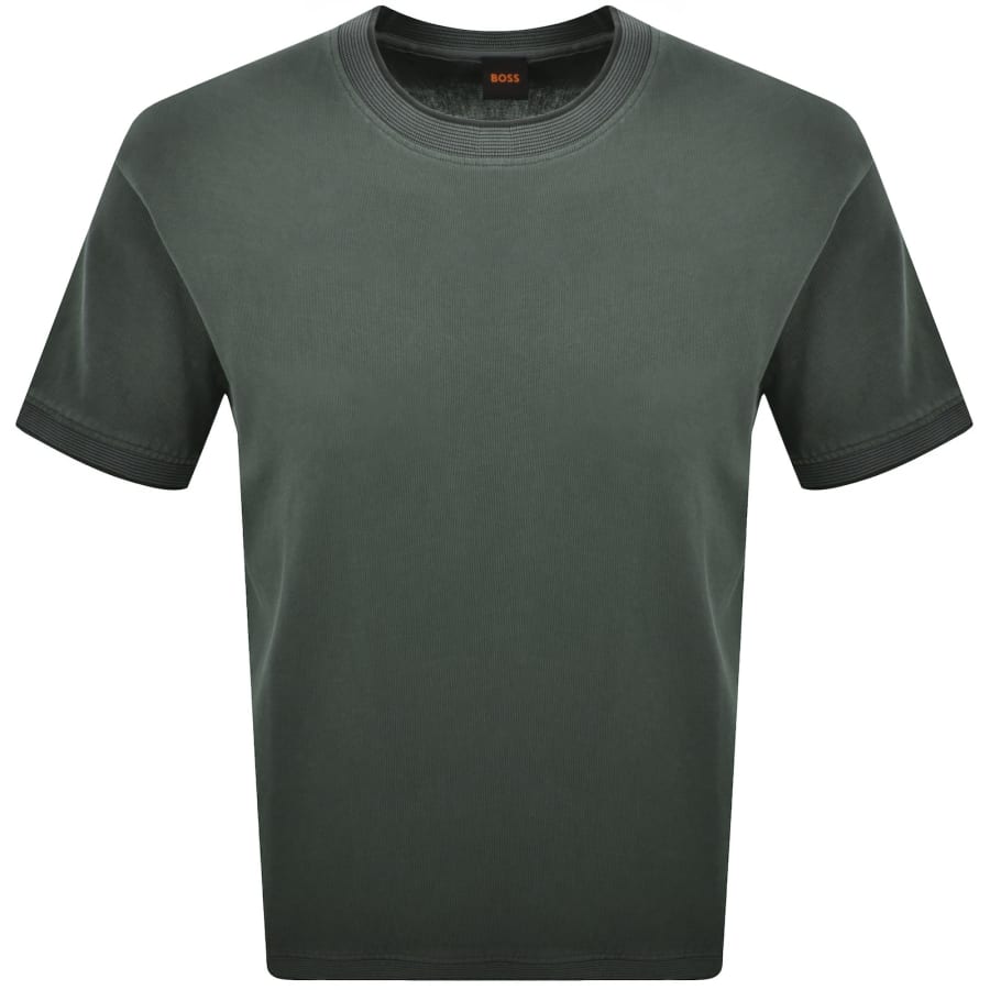 Image number 1 for BOSS Casts T Shirt Dark Green