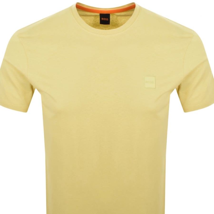 Image number 2 for BOSS Tales T Shirt Open Yellow