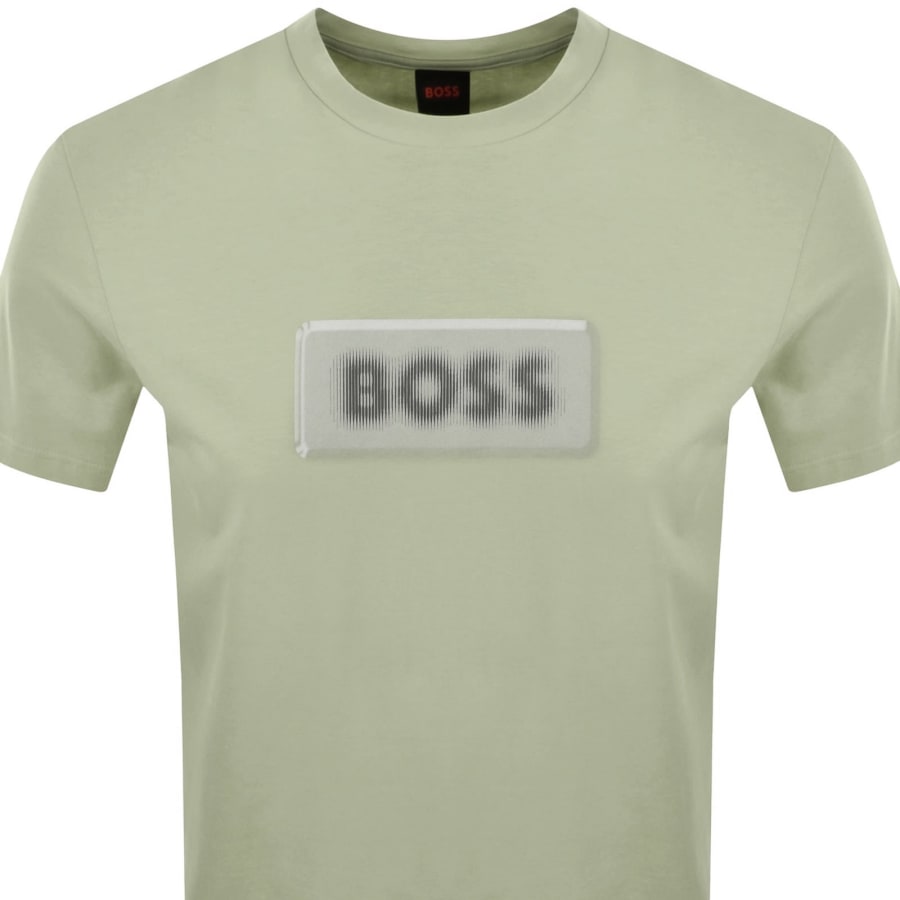 Image number 2 for BOSS Te Effect T Shirt Green