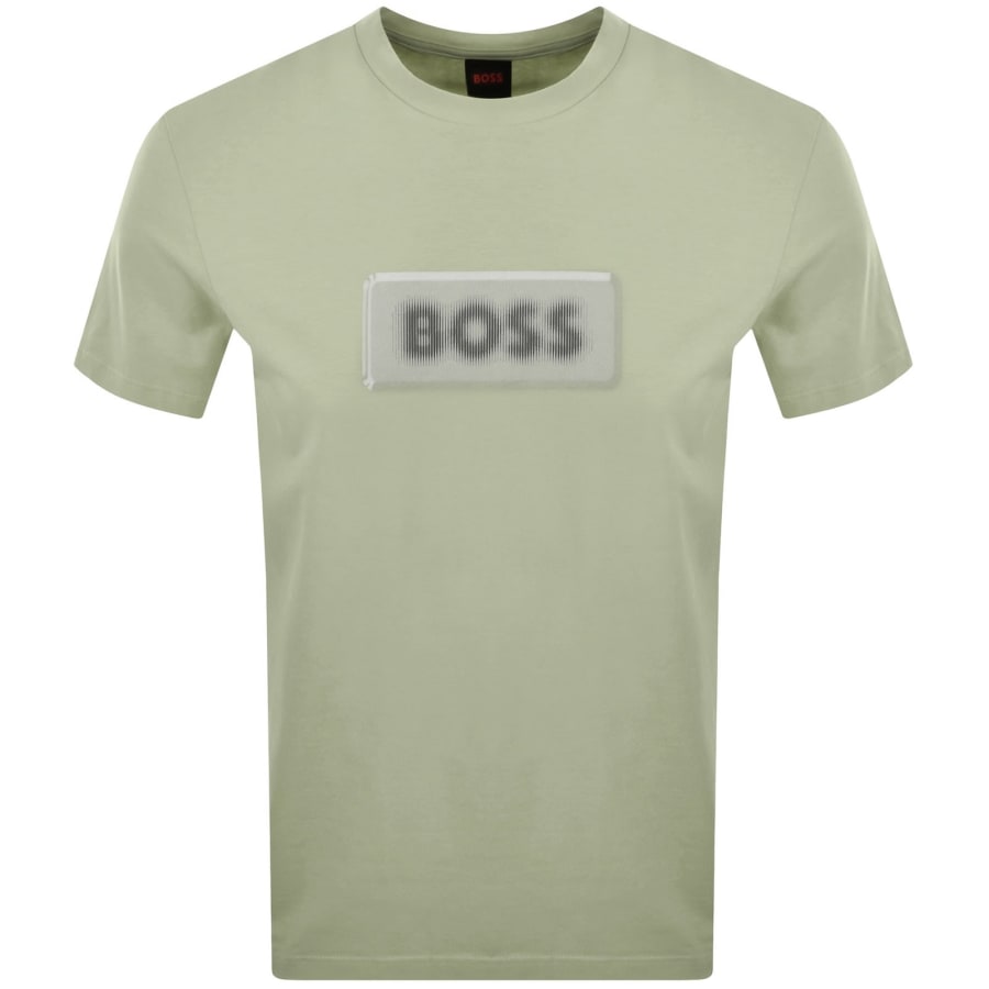 Image number 1 for BOSS Te Effect T Shirt Green