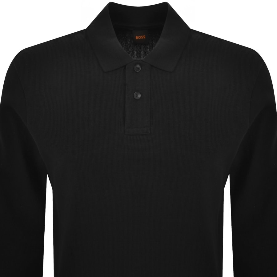 Image number 2 for BOSS Petempestolong Polo T Shirt Black