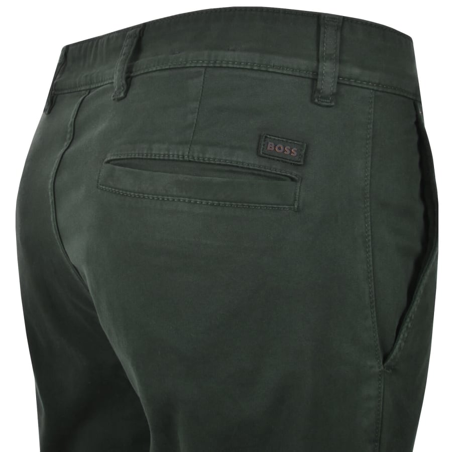 Image number 4 for BOSS Chino Slim Trousers Green