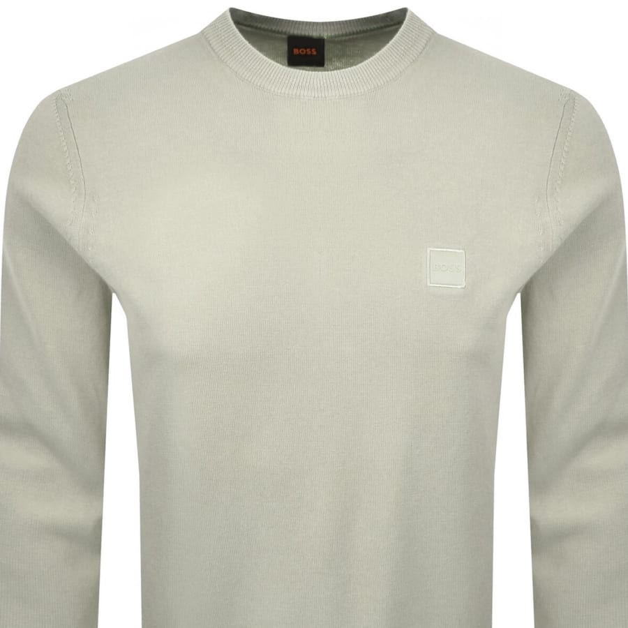 Image number 2 for BOSS Kanovano Knit Jumper Beige