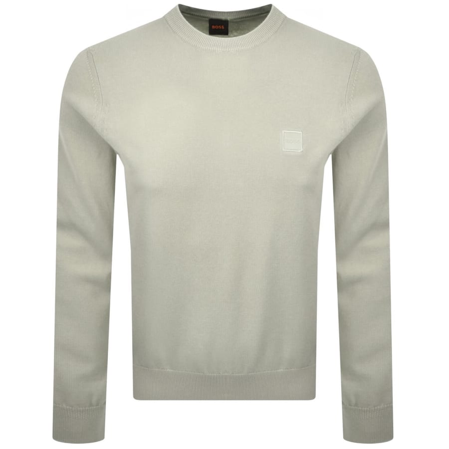 Image number 1 for BOSS Kanovano Knit Jumper Beige