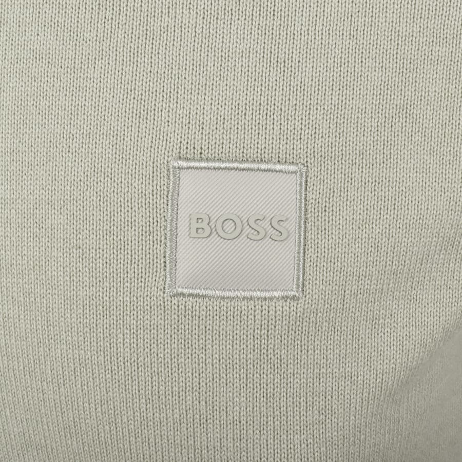 Image number 3 for BOSS Kanobix Half Zip Jumper Beige