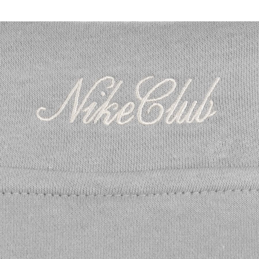 Image number 6 for Nike Quarter Zip Fleece Sweatshirt Grey