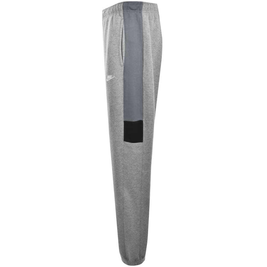 Image number 5 for Nike Club GX Hooded Tracksuit Grey