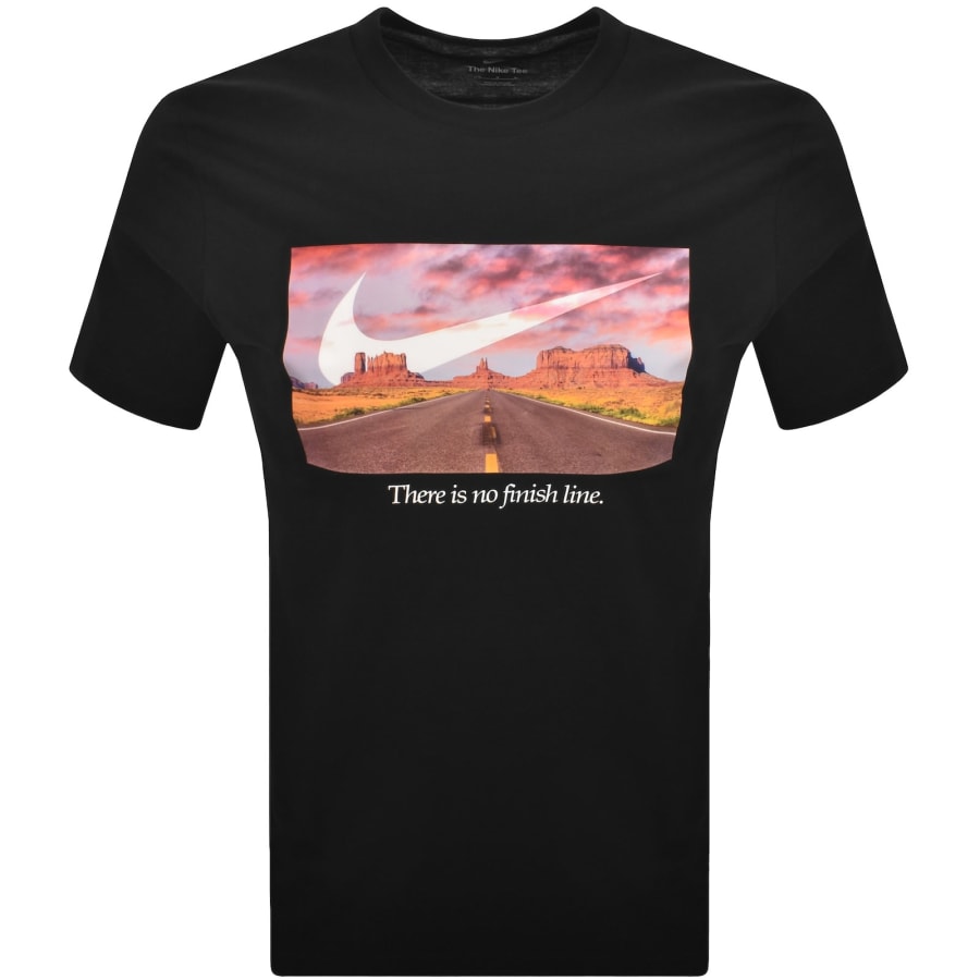 Image number 1 for Nike Logo T Shirt Black