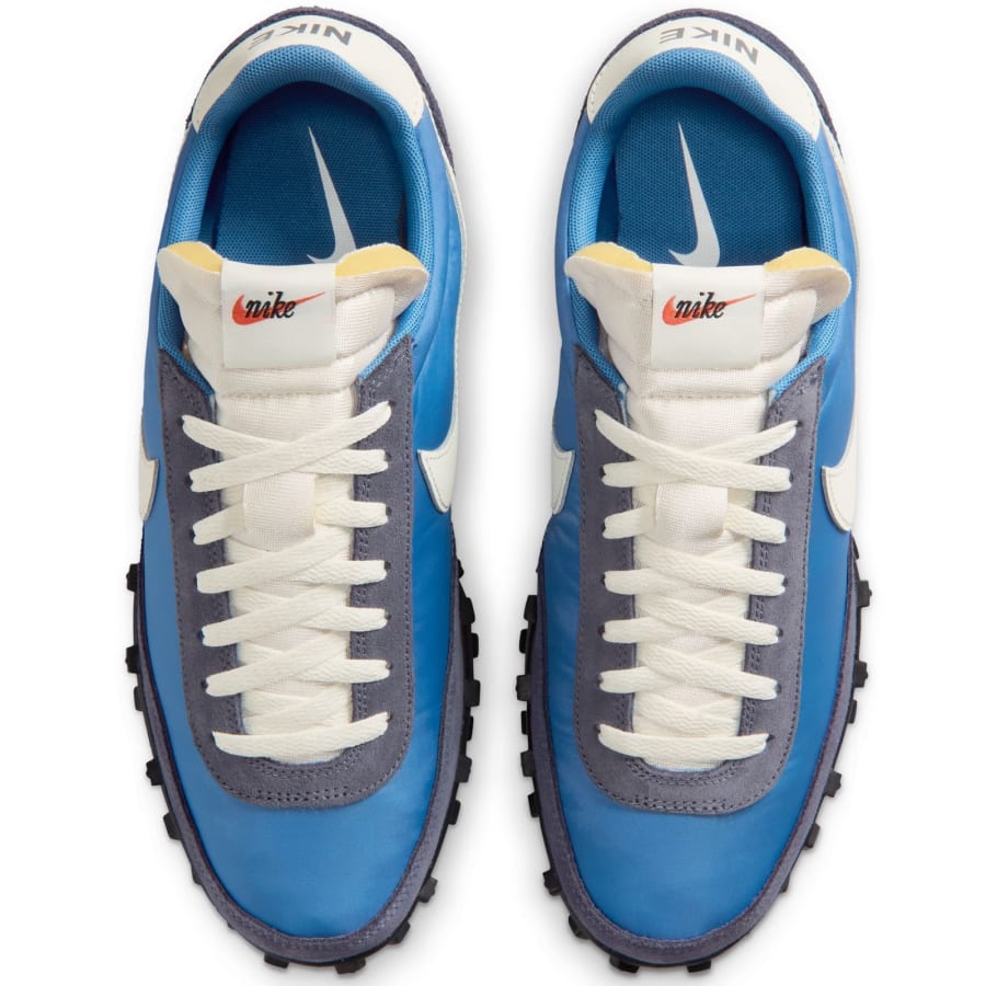 Image number 3 for Nike Waffle Racer Trainers Blue