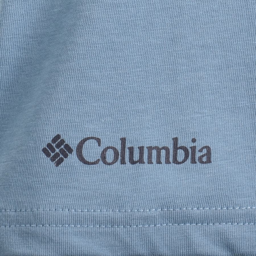 Image number 4 for Columbia Seasonal Graphic T Shirt Blue