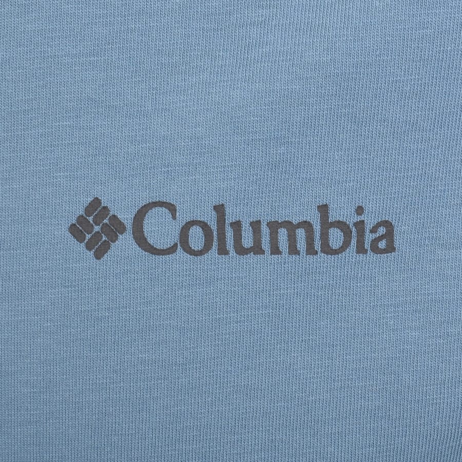 Image number 3 for Columbia Basic Logo T Shirt Blue