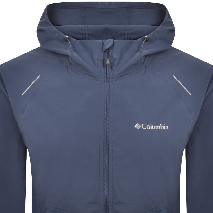 Image number 2 for Columbia Tech II Wind Jacket Blue