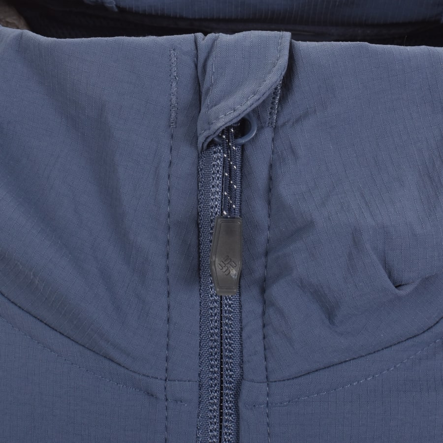 Image number 5 for Columbia Tech II Wind Jacket Blue