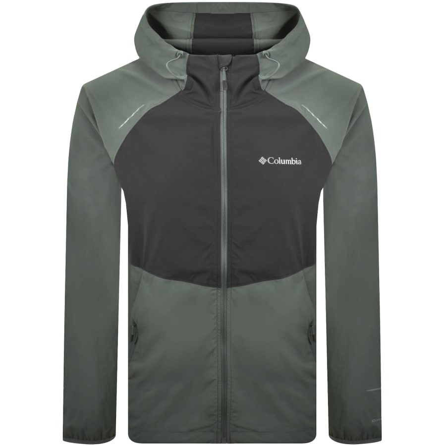 Image number 1 for Columbia Tech II Wind Jacket Grey