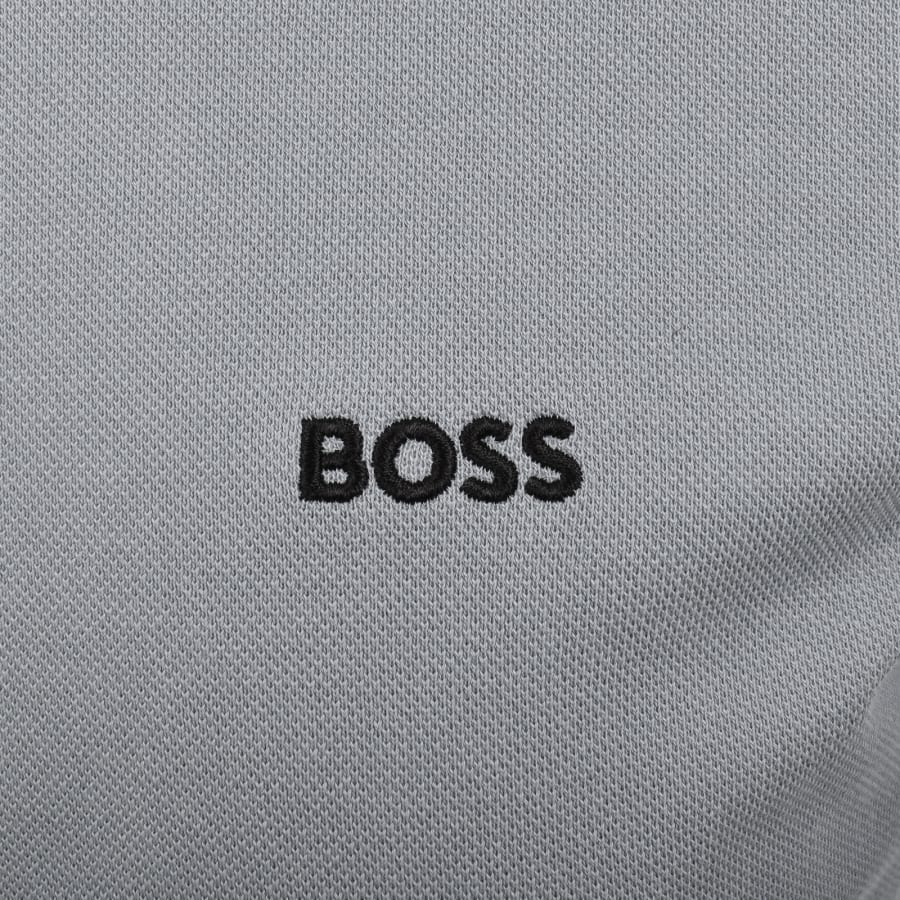 Image number 3 for BOSS Paddy Polo T Shirt Open Grey