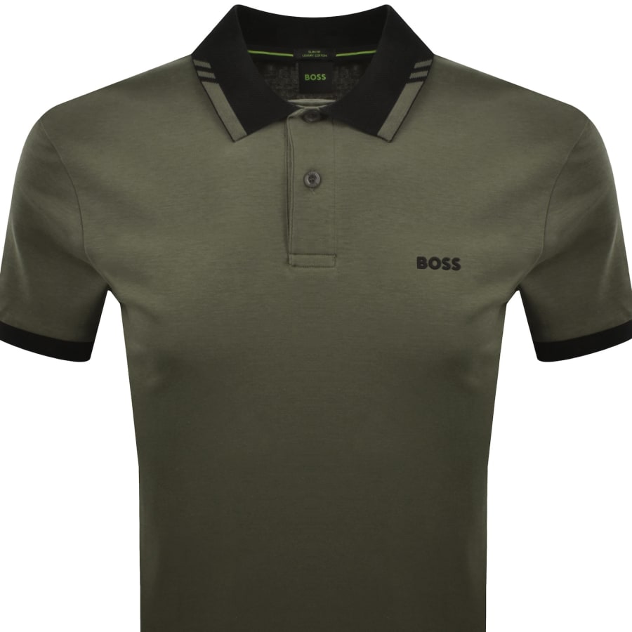 Image number 2 for BOSS PL Network Paule Polo T Shirt Green