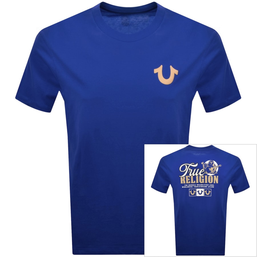 Image number 1 for True Religion Retro T Shirt Blue
