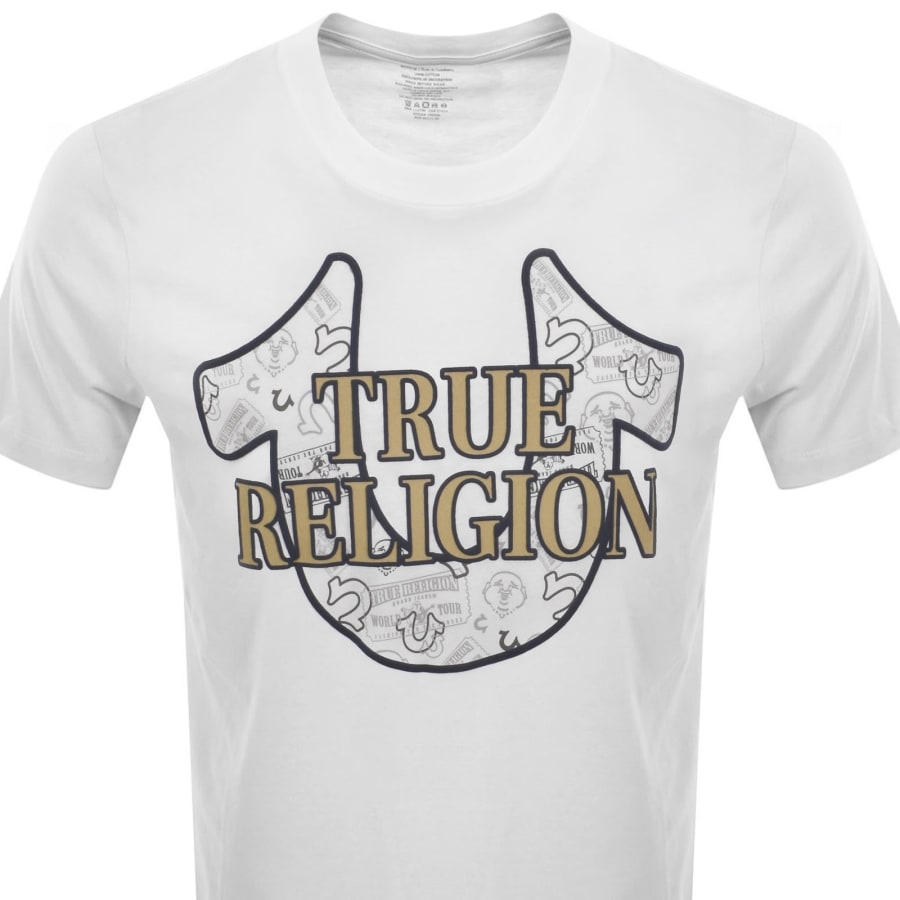 Image number 2 for True Religion Logo T Shirt Optic White