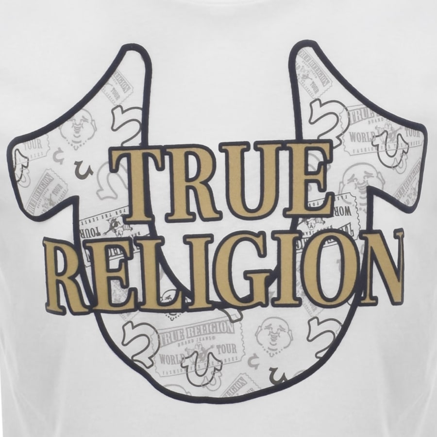 Image number 3 for True Religion Logo T Shirt Optic White