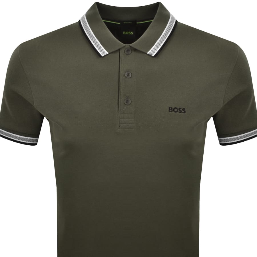 Image number 2 for BOSS Paddy Polo T Shirt Green
