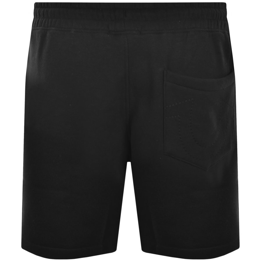 Image number 2 for True Religion Gold HS Sweat Shorts Black