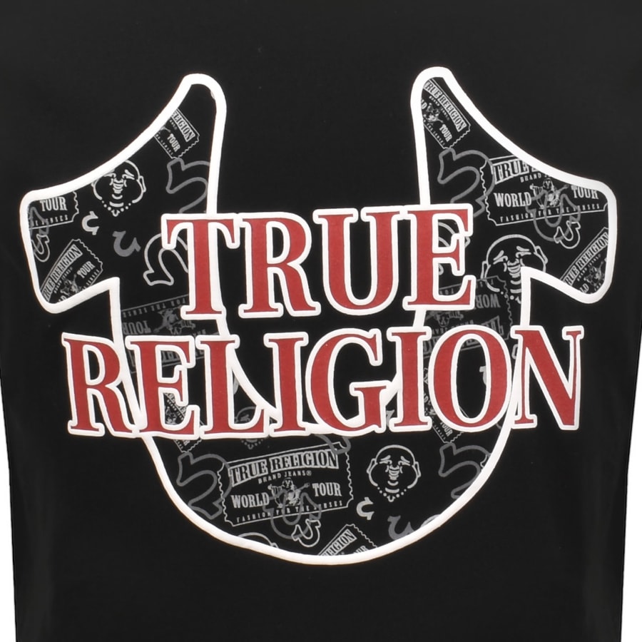 Image number 3 for True Religion Logo T Shirt Black