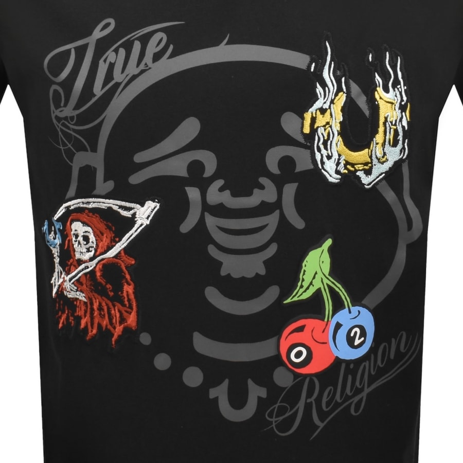 Image number 3 for True Religion Logo T Shirt Black