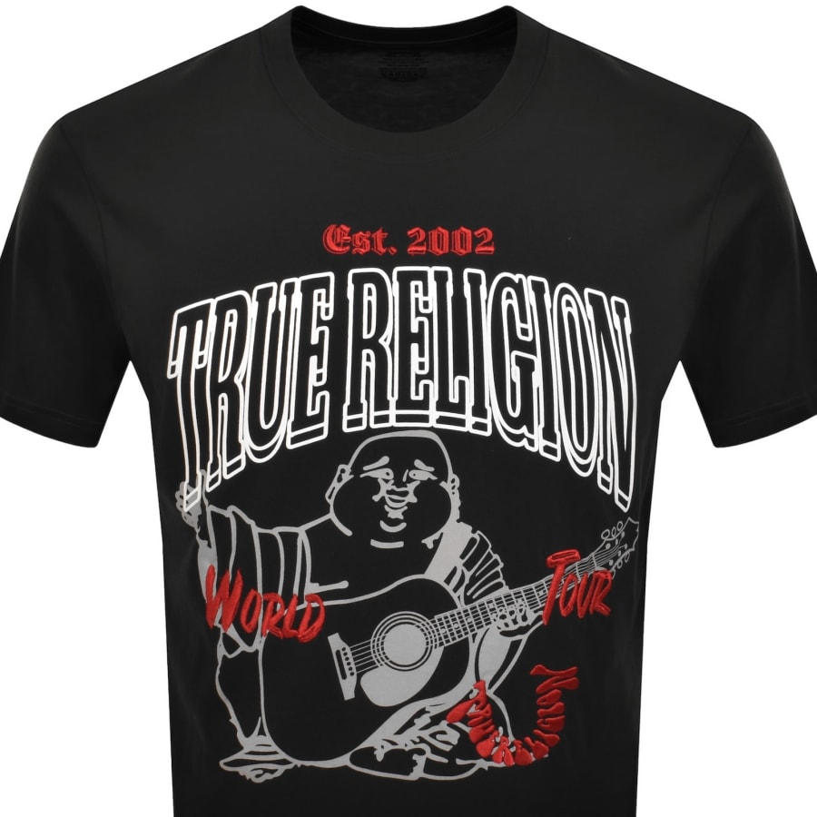 Image number 2 for True Religion Logo T Shirt Black