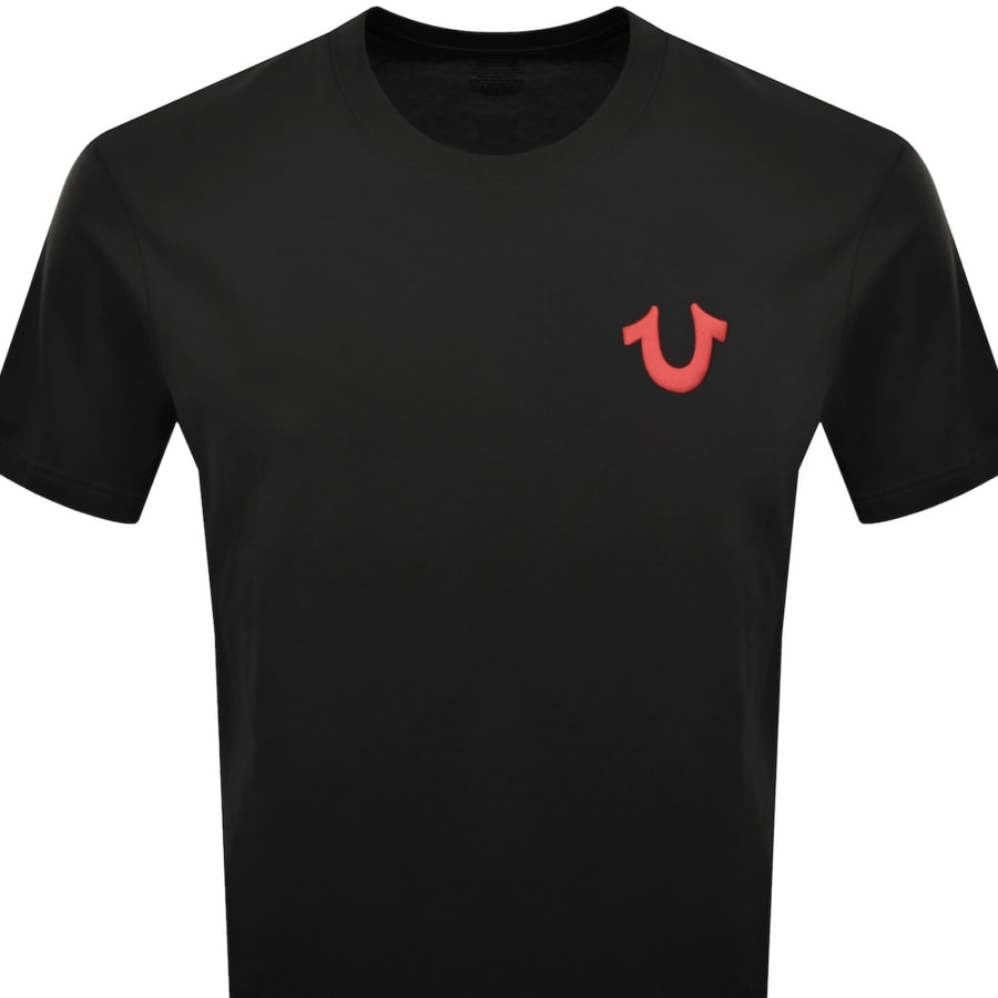 Image number 3 for True Religion Retro T Shirt Jet Black