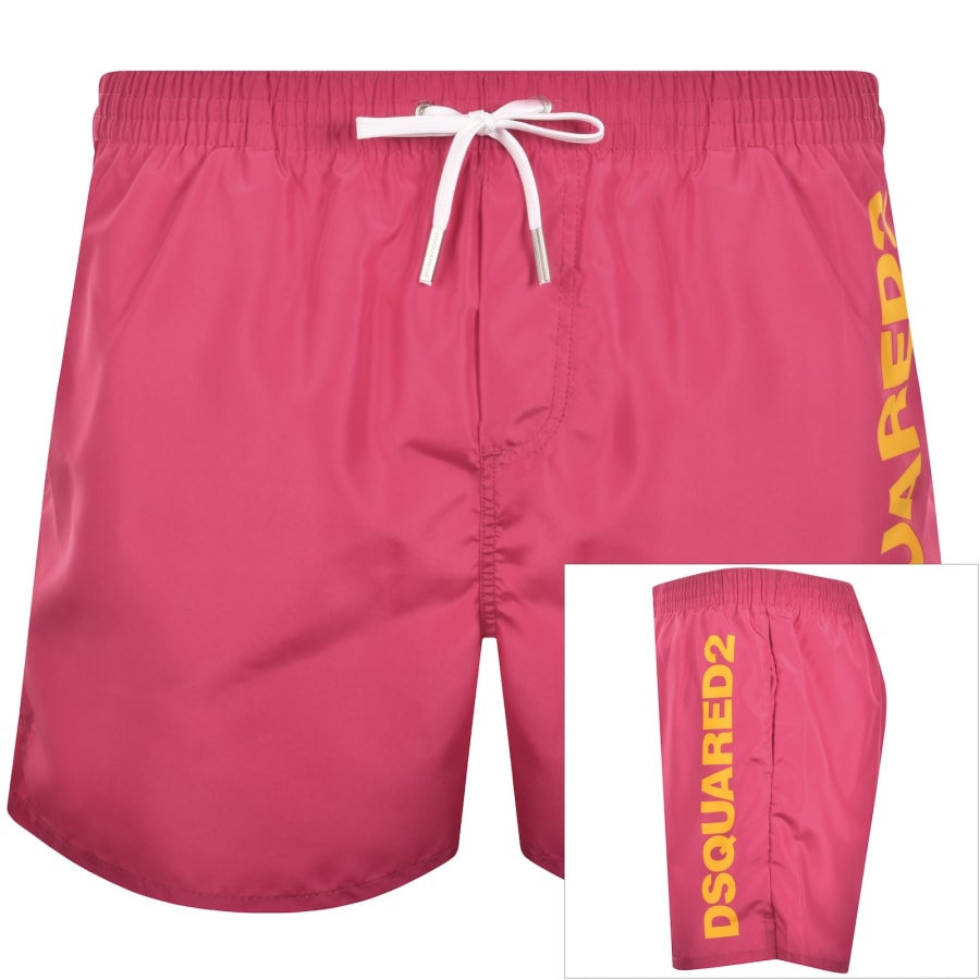 Image number 1 for DSQUARED2 Boxer Swim Shorts Pink