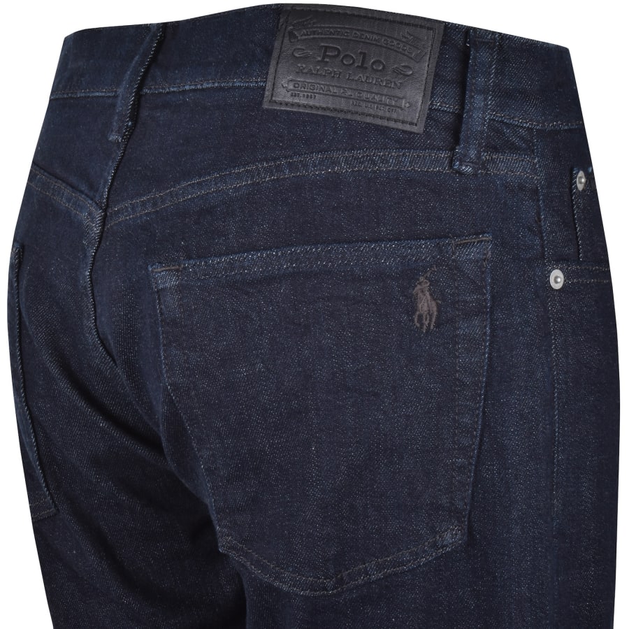 Image number 4 for Ralph Lauren Parkside Tapered Fit Dark Blue Jeans